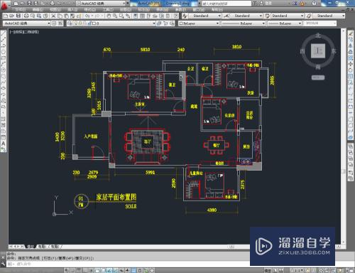 CAD图纸无法显示墙线和标注怎么办