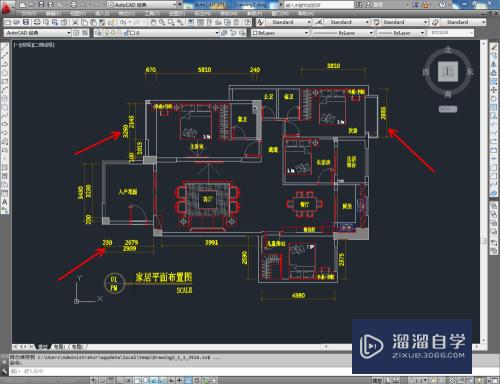 CAD图纸无法显示墙线和标注怎么办