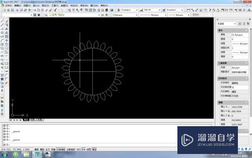 CAD怎么进行绘制向日葵(cad怎么画向日葵)