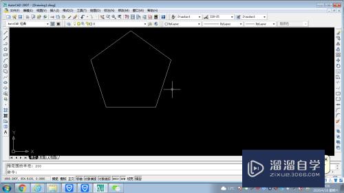 CAD2007怎么画正多边形(cad中怎么画正多边形)