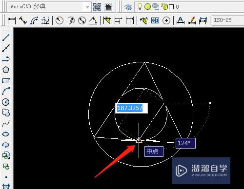 CAD怎么用三点方式画圆(cad三点画圆方法)