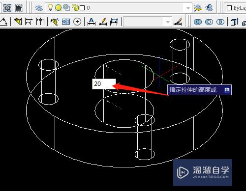 CAD如何画出端盖模型三维图(cad如何画出端盖模型三维图形)