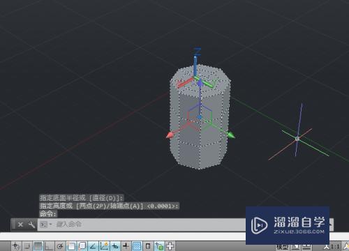 CAD怎样绘制网络圆柱体(cad怎样绘制网络圆柱体图形)