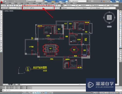 CAD图纸无法显示墙线和标注怎么办