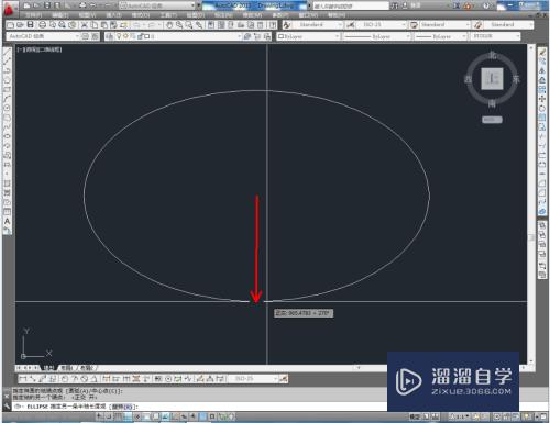 CAD怎么绘制椭圆(cad怎么画椭圆)