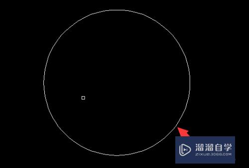 CAD中左圆的内接正方形