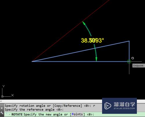 CAD怎么旋转图元到精确位置(cad怎么旋转图元到精确位置上)