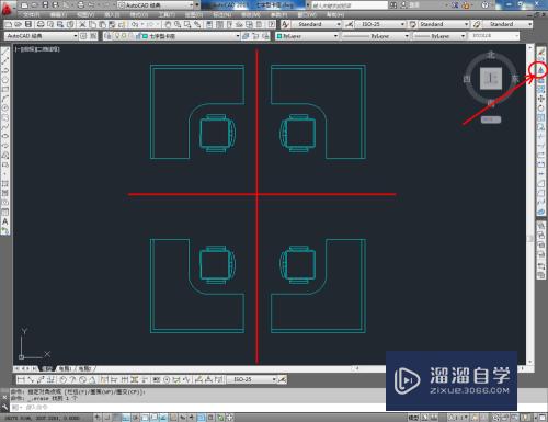 CAD如何制作七字型卡座平面图？