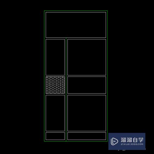 不锈钢防盗门CAD做法