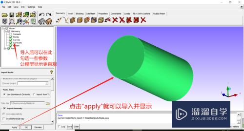 icem cfd导入CAD的几何模型