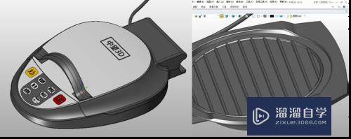 CAD怎么设置3D电饼铛