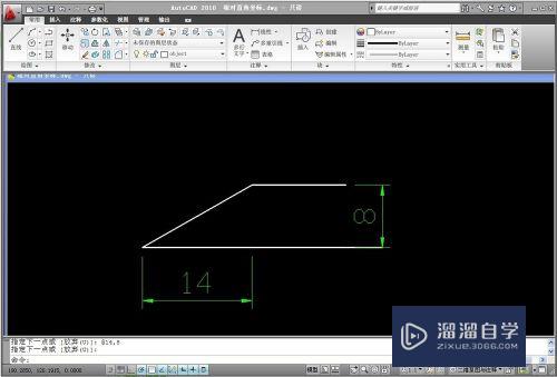 CAD2010怎么用相对直角坐标画斜线(cad用相对直角坐标绘图时)