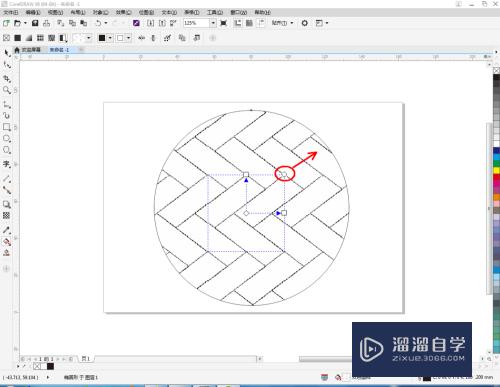 CDR怎么快速填充铺贴图样(cdr如何快速填充)