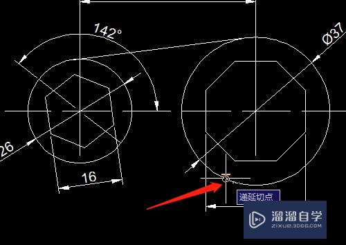 怎样应用CAD圆工具的几种画法？