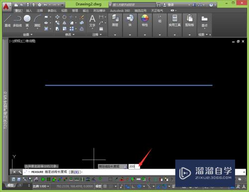 CAD怎么用点均分线段(cad如何均分线段后在均分点上画线)