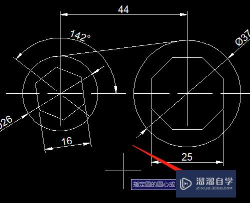 怎样应用CAD圆工具的几种画法？