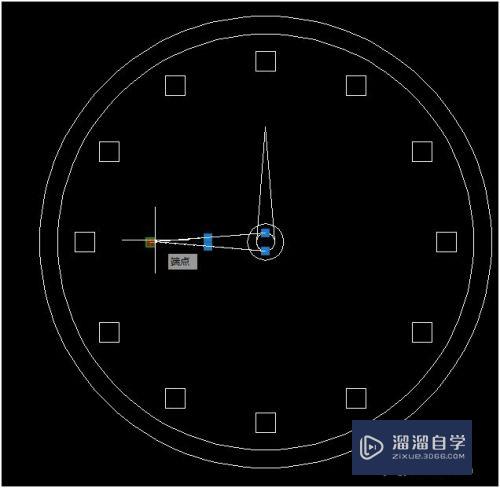 AutoCAD实战之钟表绘制