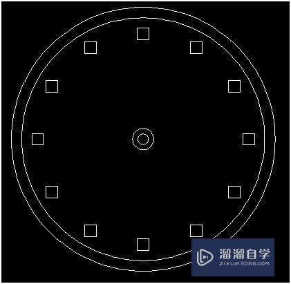 AutoCAD实战之钟表绘制