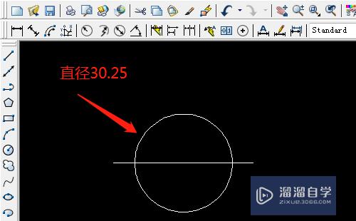 CAD圆工具画法教程(cad圆形工具)