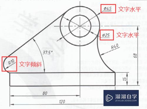 CAD怎么标注倾斜与水平半径(cad怎么标注倾斜与水平半径的关系)