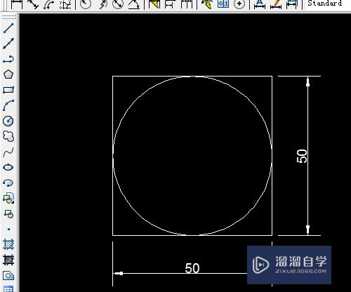 CAD圆工具画法教程(cad圆形工具)