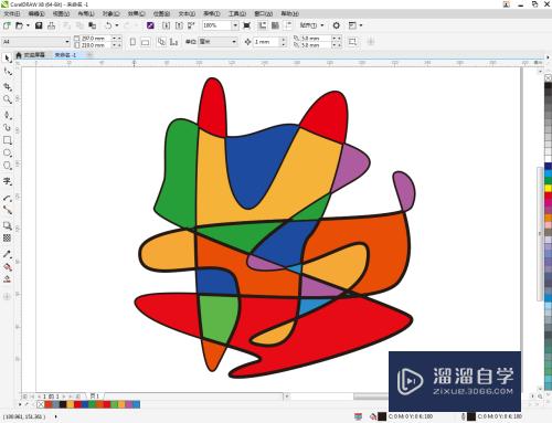 CDR图案颜色填充教程(cdr图形颜色填充)