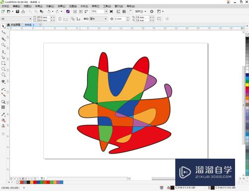 CDR图案颜色填充教程(cdr图形颜色填充)
