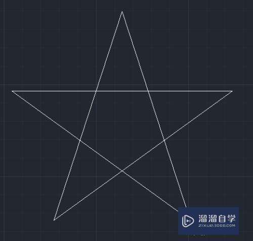 CAD如何绘制五角星图案(cad如何绘制五角星图案图纸)