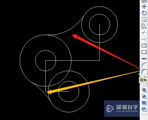 CAD怎么画多个圆组成图形(cad怎么画多个圆组成图形)