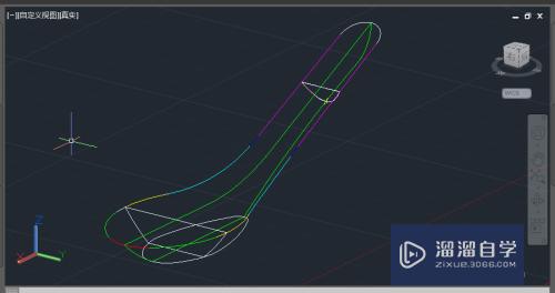 CAD2015怎么绘制三维羹匙(cad如何绘制三维)