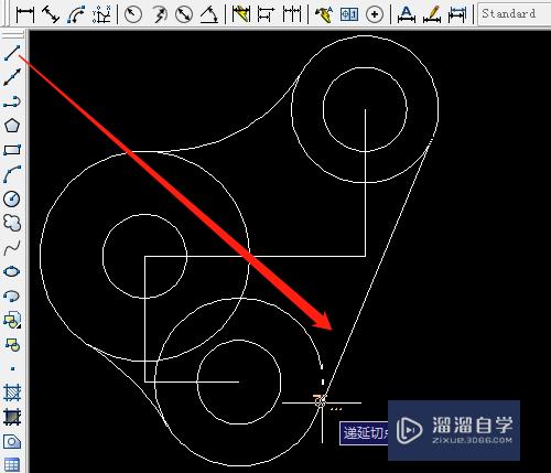 CAD怎么画多个圆组成图形(cad怎么画多个圆组成图形)