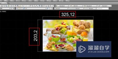 图片怎么按照实际尺寸放到CAD
