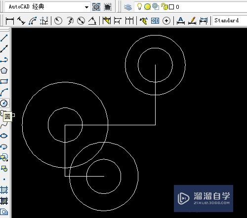 CAD怎么画多个圆组成图形(cad怎么画多个圆组成图形)