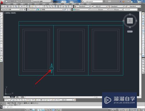 CAD怎么制作三门吊柜平面图(cad怎么制作三门吊柜平面图纸)