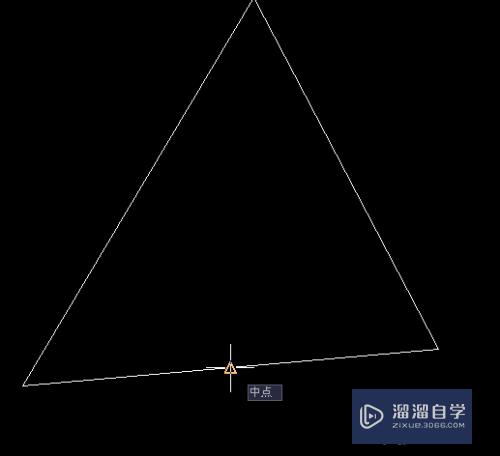 CAD怎么画三角形并验证三中线交于一点(cad中画三角形怎么画)