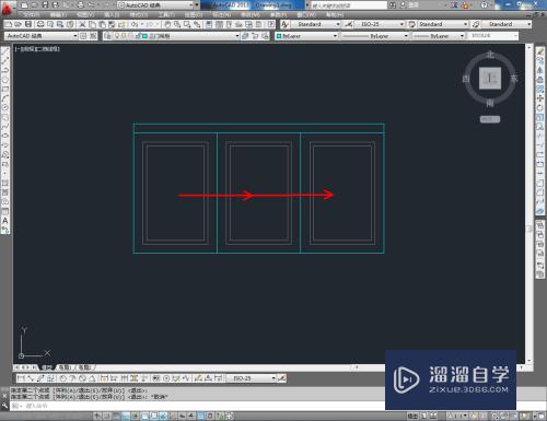 CAD怎么制作三门吊柜平面图(cad怎么制作三门吊柜平面图纸)