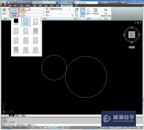 CAD的图案填充工具怎么用(cad的图案填充工具怎么用不了)