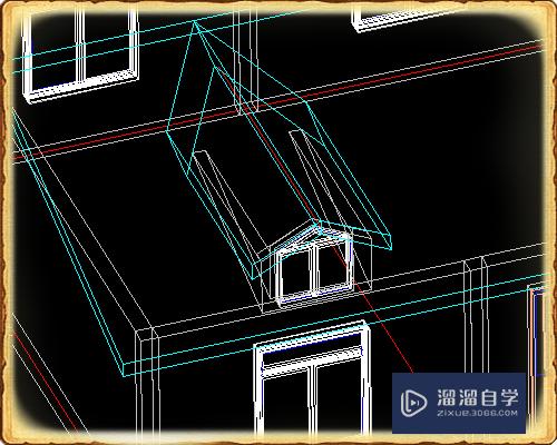 CAD怎么绘制老虎窗(cad怎么绘制老虎窗图)