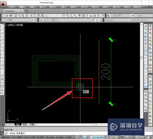 CAD缩放到指定大小操作方法