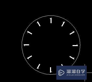 AutoCAD中制作钟面数字如何环形矩阵？