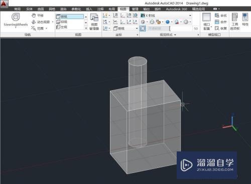 CAD三维的布尔运算的交集怎么用(cad三维绘图中,布尔运算)