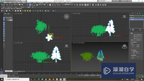 3DSMax怎样设置树的参数？