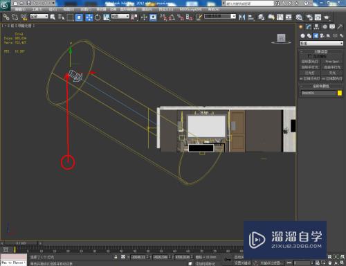 如何在3DMax2013中利用目标平行光模拟太阳光？