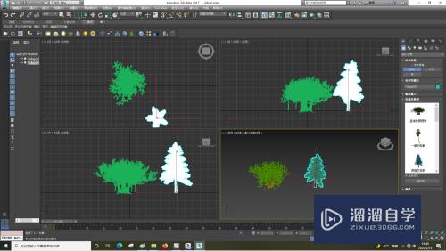 3DSMax怎样设置树的参数？