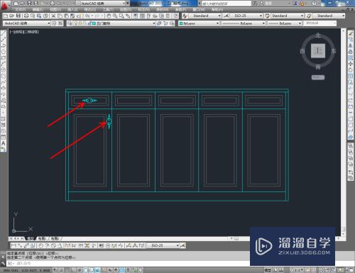 CAD怎么画五门鞋柜平面图(cad怎么画五门鞋柜平面图纸)