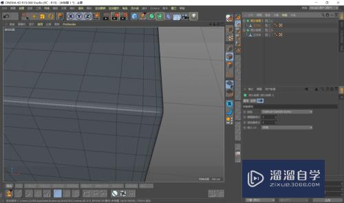 C4D 怎样使模型在细分曲面中保持原来的形态？