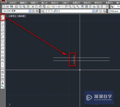 如何使用CAD绘制单层固定窗？