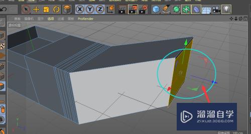 C4D-教你如何使用挤压工具来制作图形？