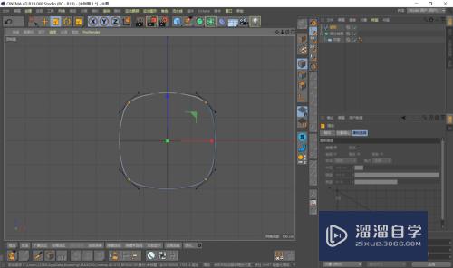 C4D 怎样使模型在细分曲面中保持原来的形态？