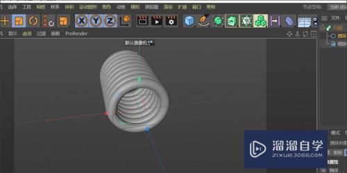 C4D如何制作一根弹簧(c4d怎么制作弹簧)